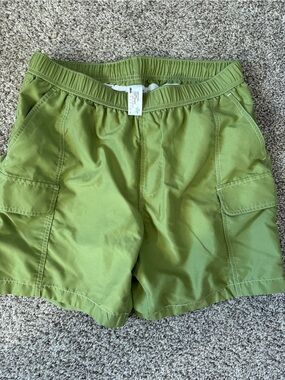 ASOS Men's Kelly Green Cargo Swim Shorts